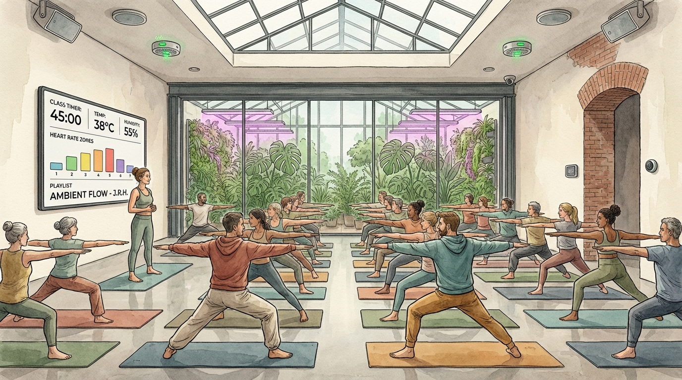 AI-managed fitness studio