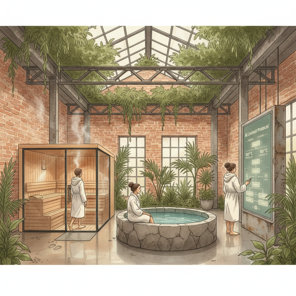 AI-guided contrast therapy