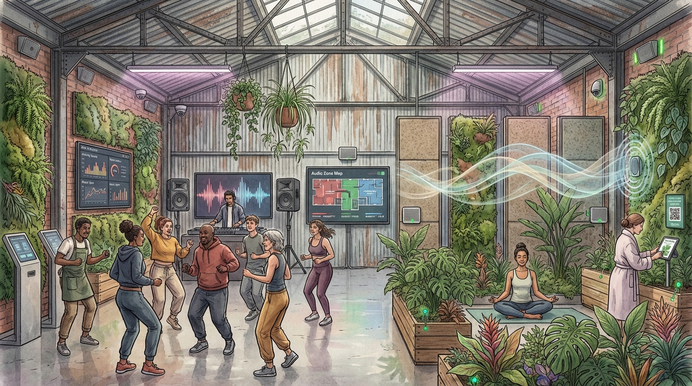 AI-controlled audio zones